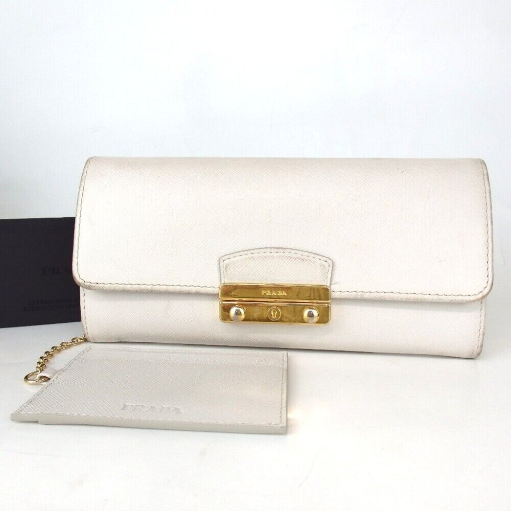 Authentic PRADA wallet leather [Used]